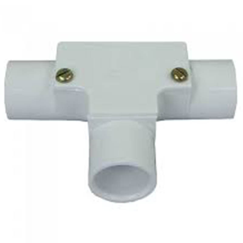 20mm White PVC Conduit Inspection Tee